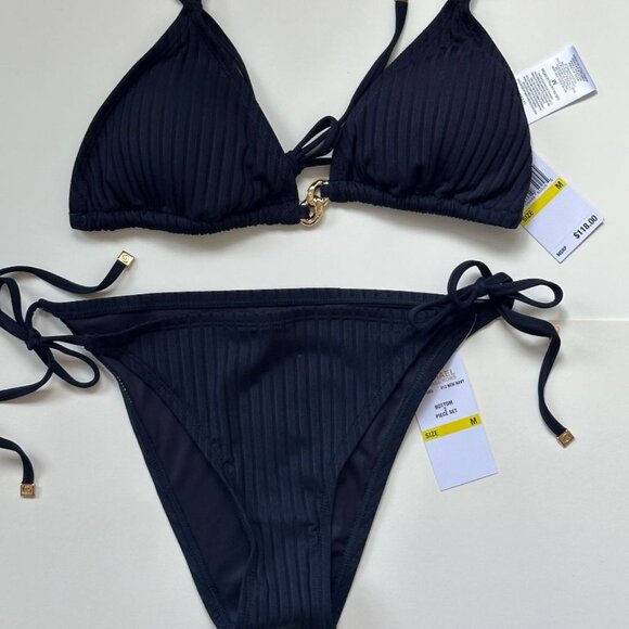 NWT $118 MICHAEL KORS 2PC BIKINI SWIM SUIT SIZE  L - Picture 2 of 3